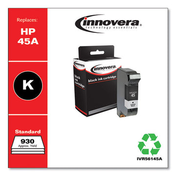 Innovera® Compatible Black Ink, Replacement For Hp 45a (51645a), 930 Page-yield freeshipping - TVN Wholesale